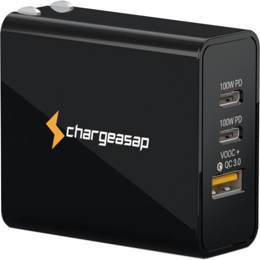 Chargeasap Omega (100 W), USB Ladegerät, Schwarz