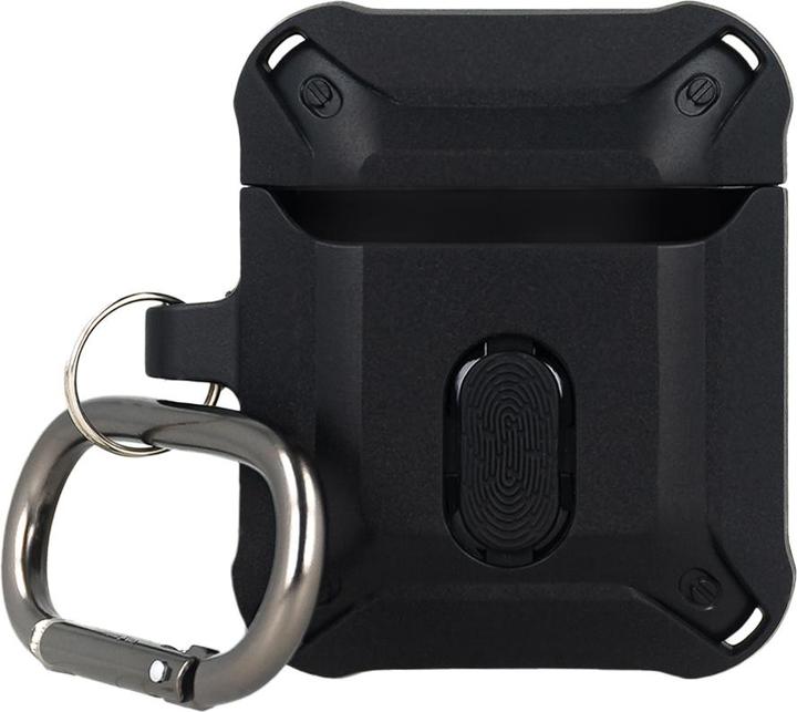 Actual product image OEM Case for Airpods 4 / Airpods 4 with ANC Nitro black (Headphone bag)