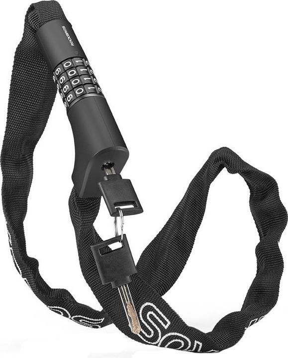 Image du produit Rockbros 3230002001 antivol pour vélo avec combinaison et clé - noir (95 cm)