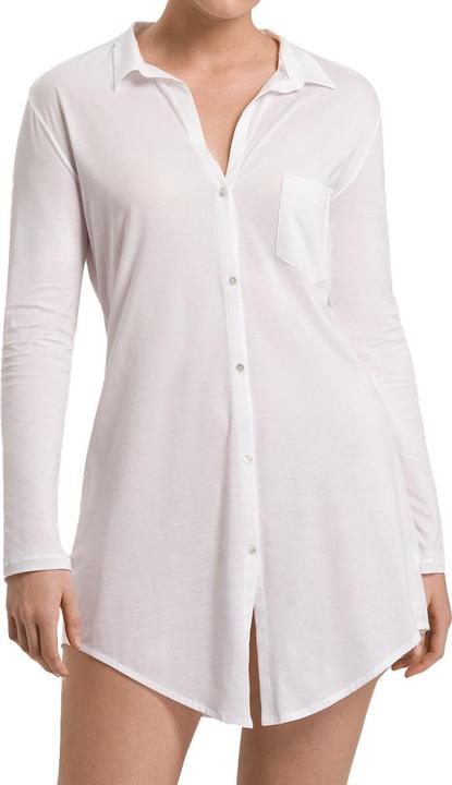 Actual product image Hanro Cotton Deluxe Nightdress - 90 cm long - long sleeve (XS)