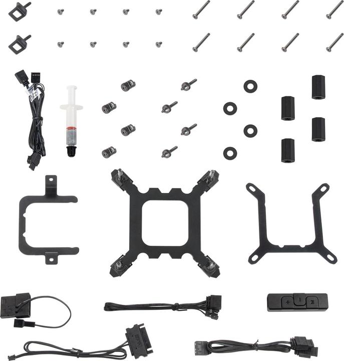 Produktbild Silverstone NovaPeak 240 ARGB 240mm (schwarz)