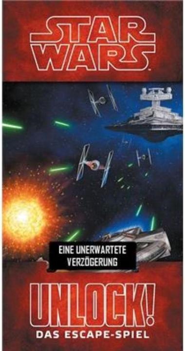 Actual product image Asmodée SCOD0059 - Unlock! Star Wars-Unexpected delay, single scenario (DE edition) (German, 1 - 6 Players)