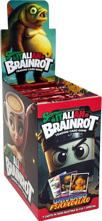 Actual product image Visage Games Studio Italian Brainrot TCG - 1 Bustina da 7 carte (Display composto da 24 bustine) (Italian)