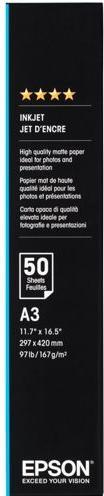 Actual product image Epson Paper Heavy Weight, 50 sheets (167 g/m², A3, 50 pcs.)