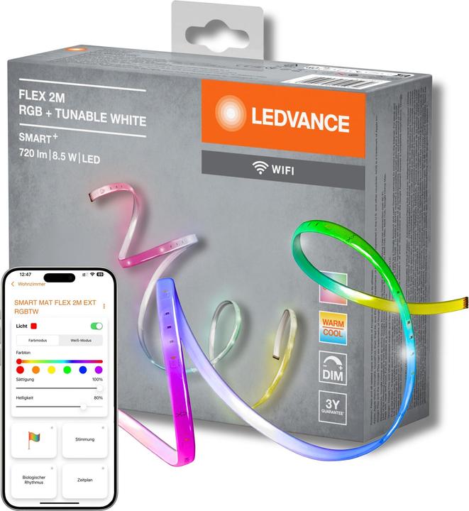 Produktbild Ledvance Smart+ Flex Multicolor Extendable (RGBW, 200 cm, Indoor)