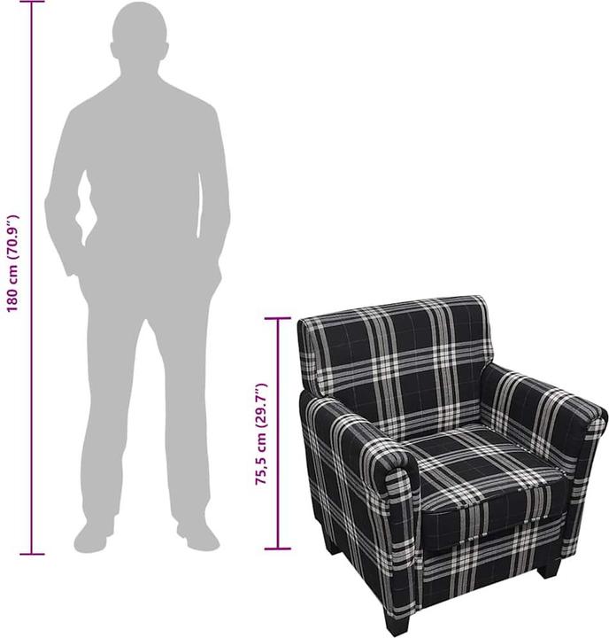 Actual product image vidaXL Sessel