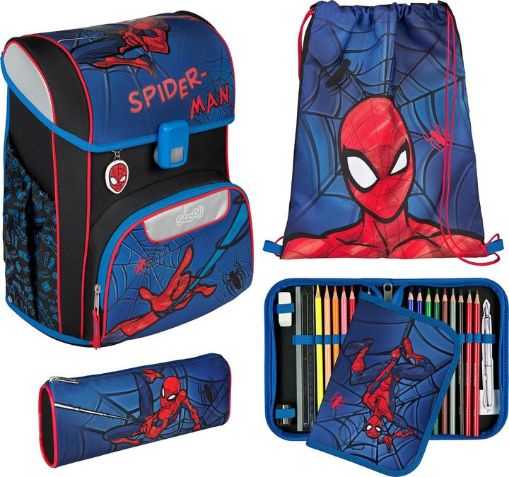 Actual product image Scooli EasyStart Schulranzen Set,5tlg Spider-Man (19 l)