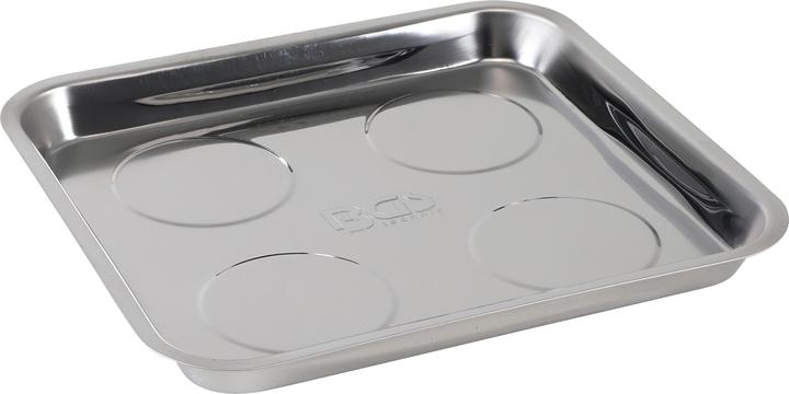 BGS Vaschetta magnetica acciaio inox 265 x 290 mm
