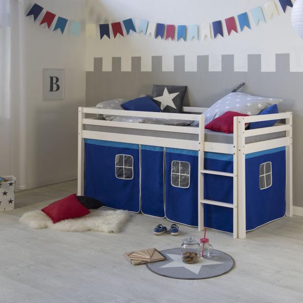Immagine prodotto Homestyle4u Letto per bambini Letto a soppalco Letto per bambini (90 x 200 cm)