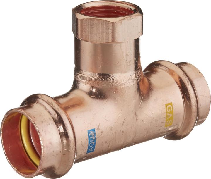 Magni HS T-Stück V-Press Copper AQUAGAS 35mmx1/2x35mm, IG