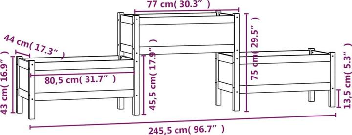 Produktbild vidaXL Pflanzgefäss