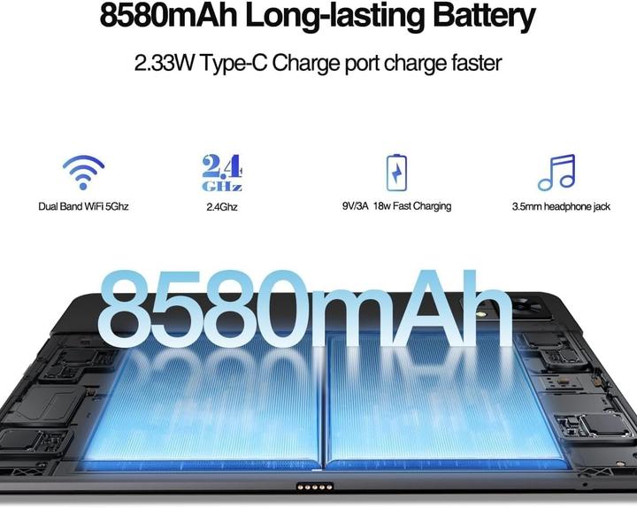 Actual product image Doogee T30 Pro 8GB 256GB Blue Brand (WLAN only, 11", 256 GB, Blue)