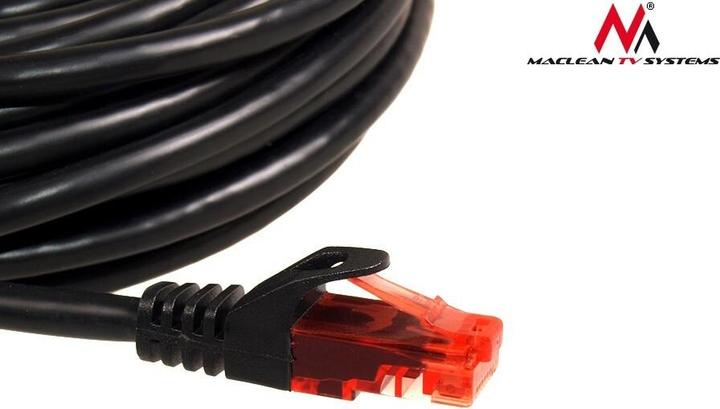 Produktbild Maclean MCTV-741 MCTV-741 Patchkabel UTP cat6 Kabel Stecker-Stecker 20m schwarz (U/UTP, CAT6, 20 m)