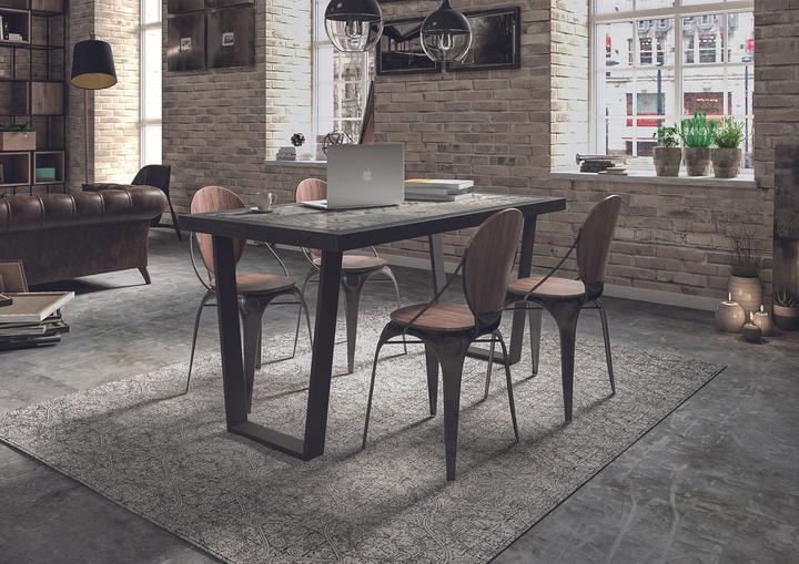 Actual product image Werkstarck Tischkufen 580x710x80mm schwarz matt