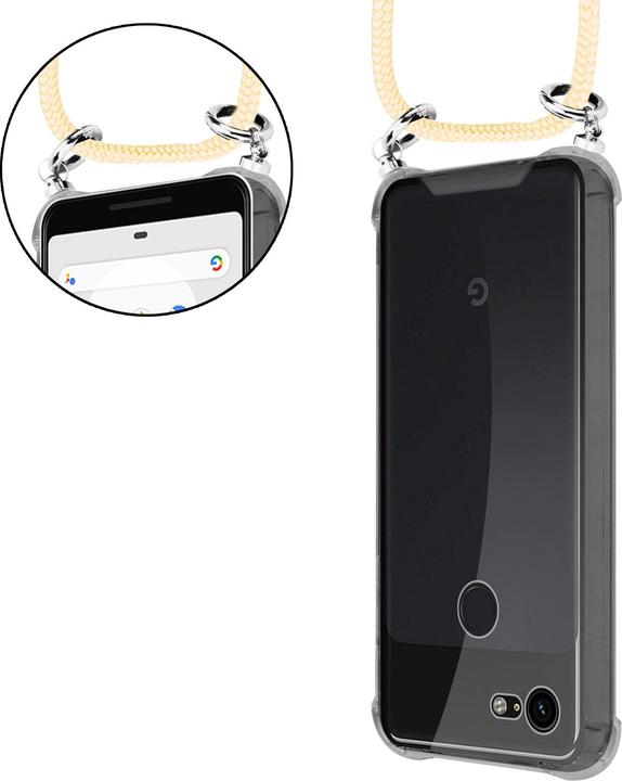 Produktbild Cadorabo TPU Handy Kette SILBER Cover