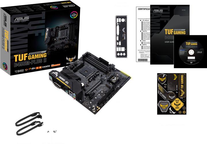 Image du produit ASUS TUF B450M-Plus II Gaming (AM4, AMD B450, mATX)
