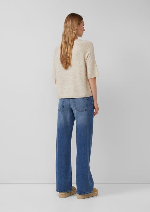 Produktbild s.Oliver Strickpullover Kurzarmpullover aus Alpakamix (46)