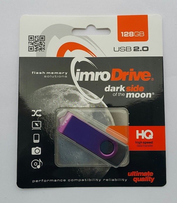 Image du produit IMRO AXIS / Clé USB 128G (128 GB, USB 2.0, Purple) (128 Go, USB-A, USB 2.0)