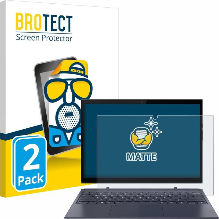 Image du produit BROTECT Film de protection antireflet Protection d'écran mat (2 pièce(s), Yoga Duet 7)