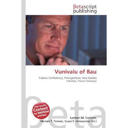 Thumbnail - Vunivalu of Bau, Fachbücher