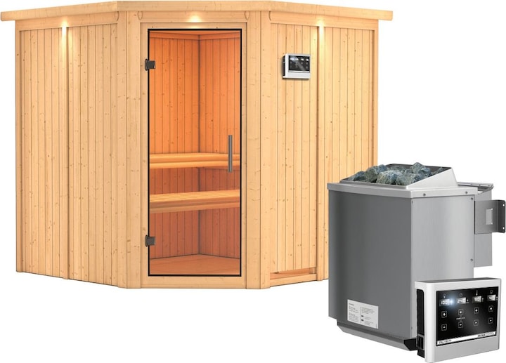 Immagine prodotto Karibu Jarin con corona sul tetto (9 KW Bio controllo esterno)