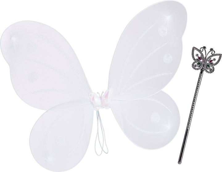 Relaxdays Feenflügel Zauberstab