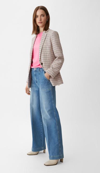 Produktbild Comma Bluse Bluse mit 3/4-Ärmeln und Strukturmuster (46)