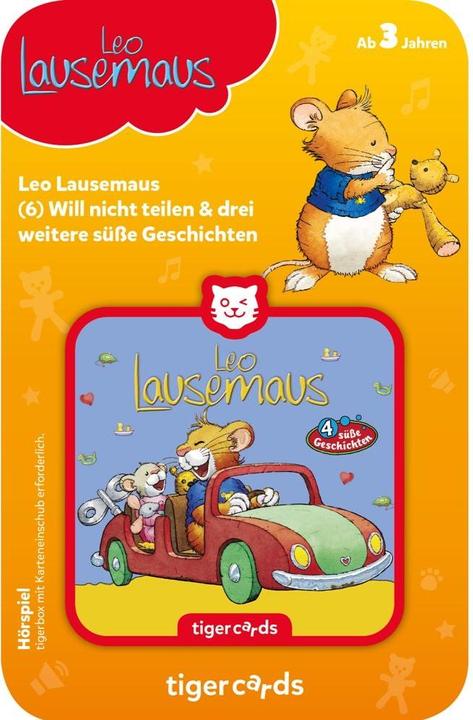 Tigermedia Tigercard Leo Lausemaus Will nicht teilen (Deutsch)
