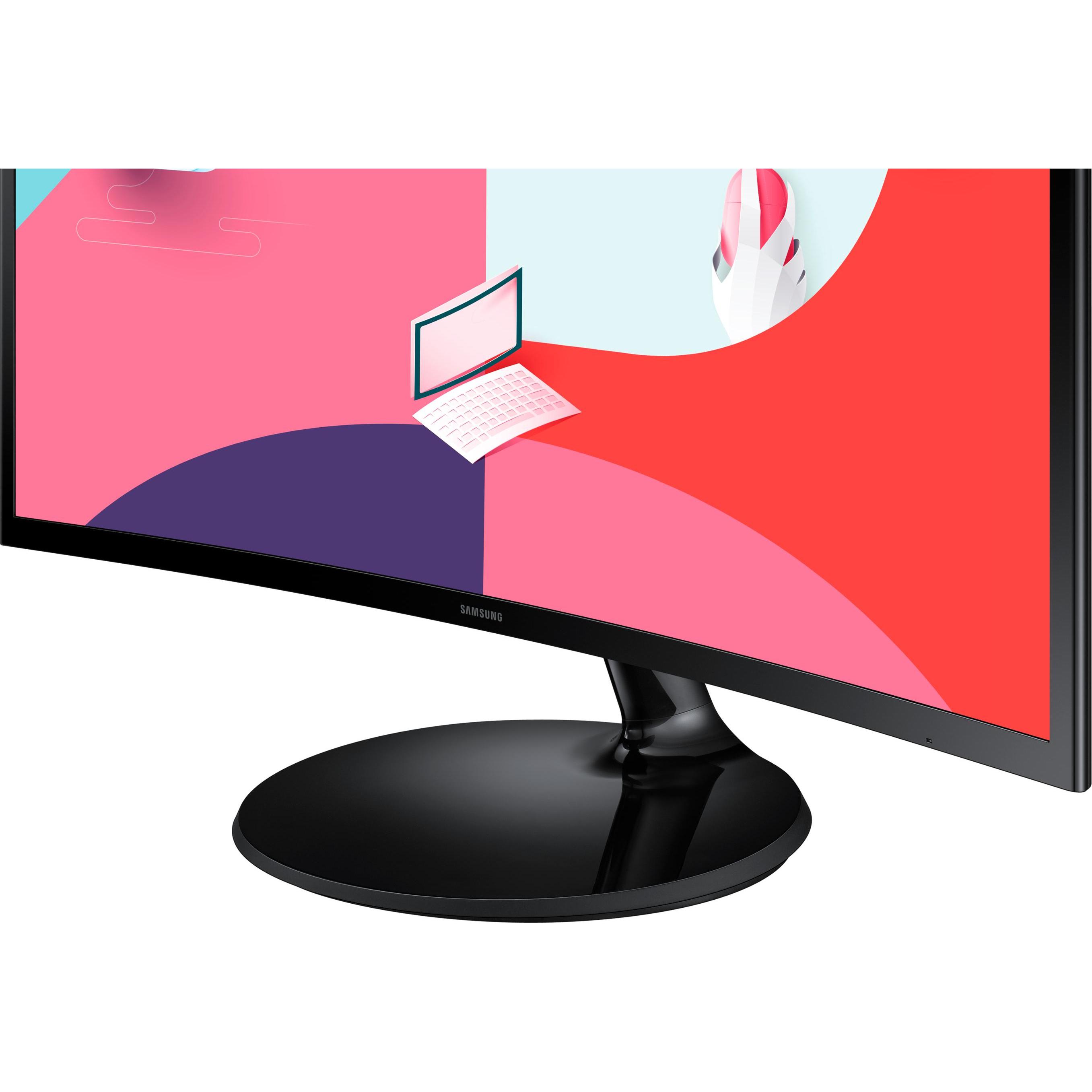 Samsung S24C364EAU (1920 x 1080 Pixel, 24"), Monitor, Schwarz