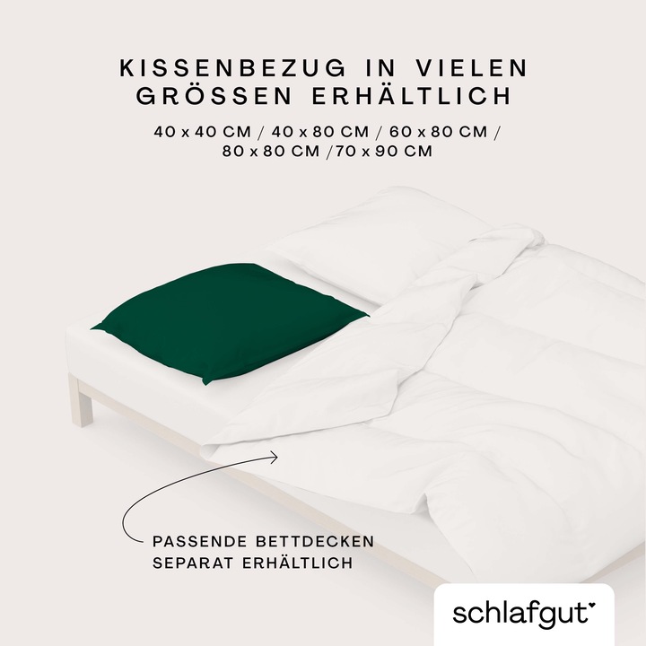 Immagine prodotto schlafgut Knitted Jersey (Copripiumino, 40 x 40 cm)