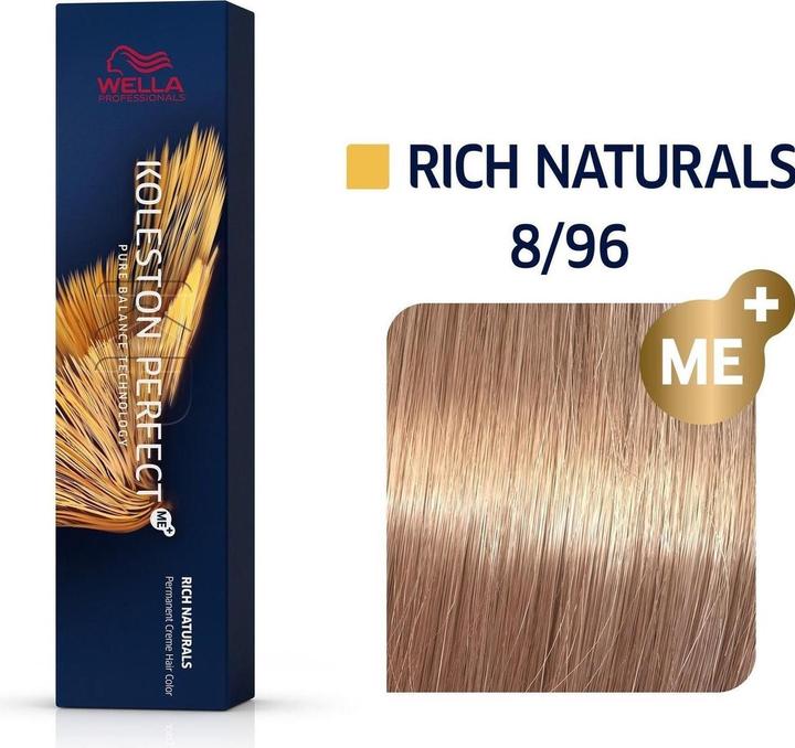 Produktbild Wella Koleston Rich Naturals (8, 96 Hellblond Cendré Violett)