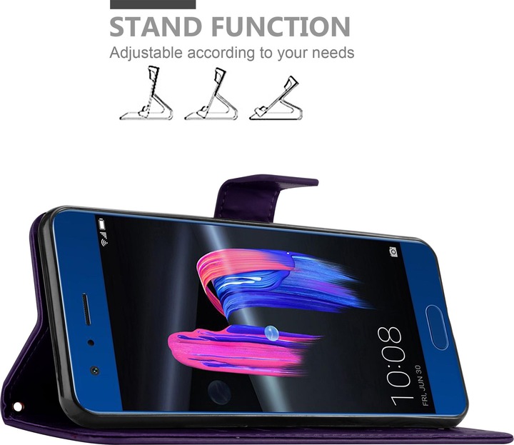 Actual product image Cadorabo Flower Book Cover (Honor 9)