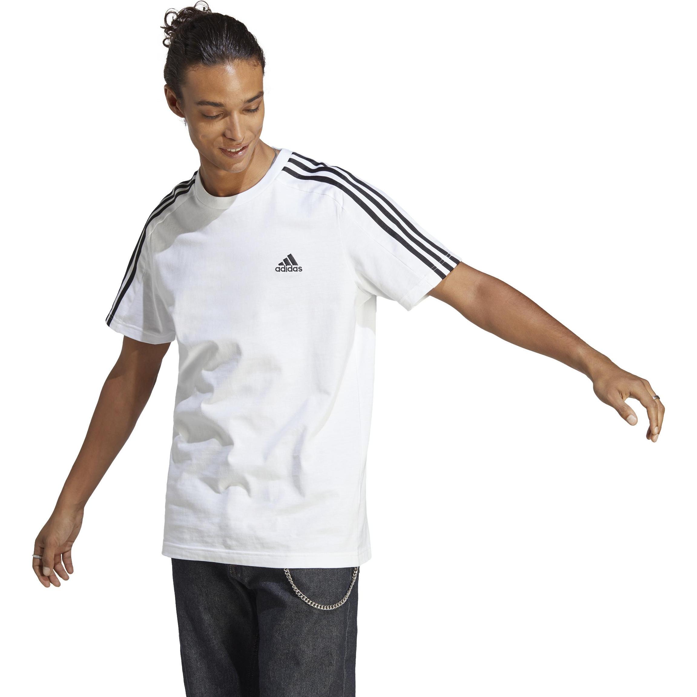 Thumbnail - adidas, Herren, Sportshirt, M 3s Sj T,White/Black White/Black XXL (XXL), Weiss, XXL