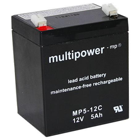 Jewo AGI MP5-12C - Lithium-Ion (Li-Ion) - 5000 V - 1 Stück(e) - Schwarz - 5000 mAh -, USV Zubehör