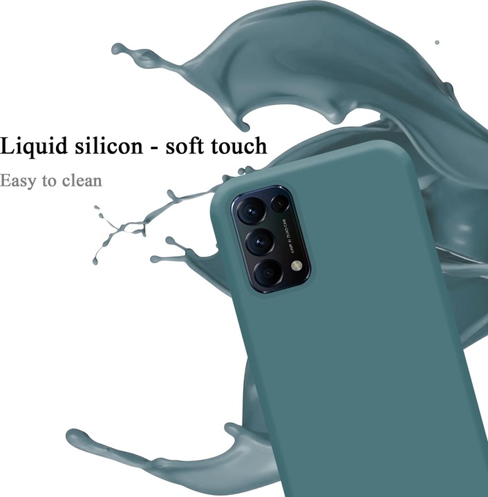 Actual product image Cadorabo TPU Liquid Silicone Case Cover (Oppo Find X3 Lite)