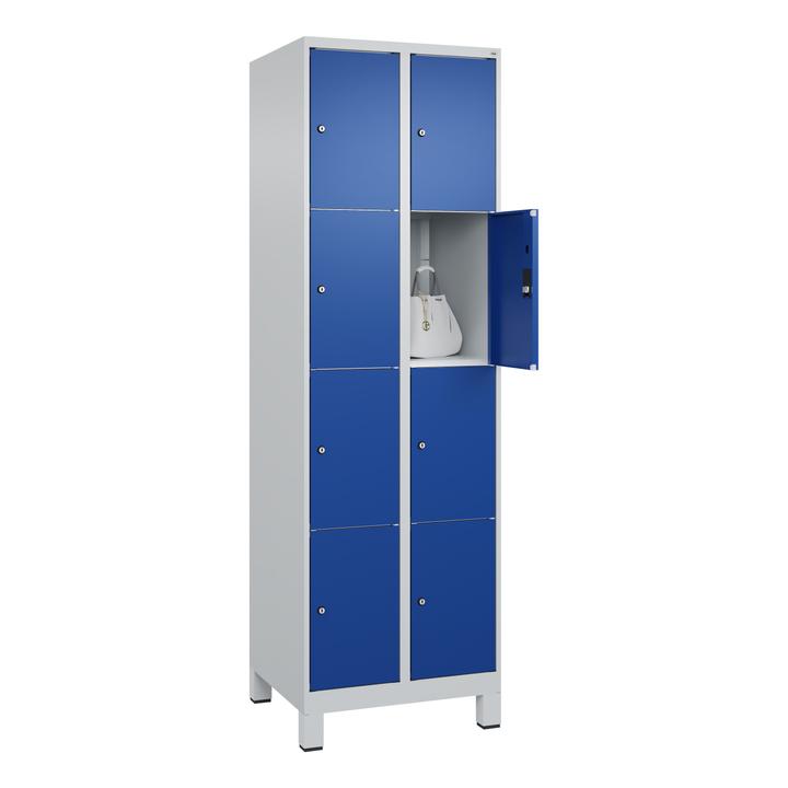 Enzianblau, Lichtgrau