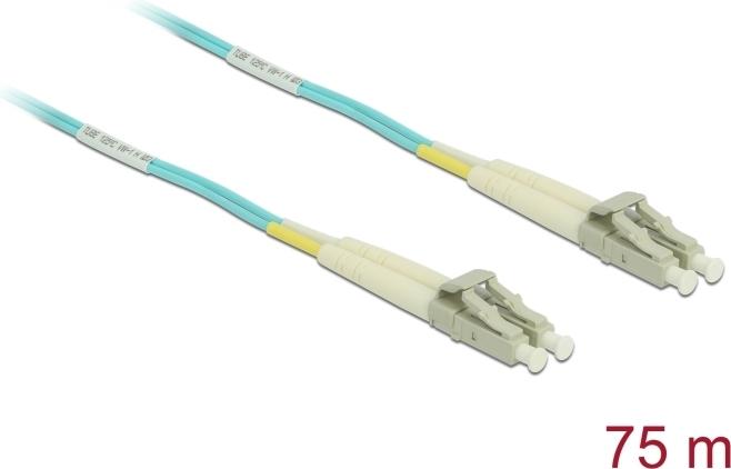 Actual product image Delock Kabel Lichtwellenleiter LC Duplex Multimode OM3 75 m (S/UTP, 75 m)