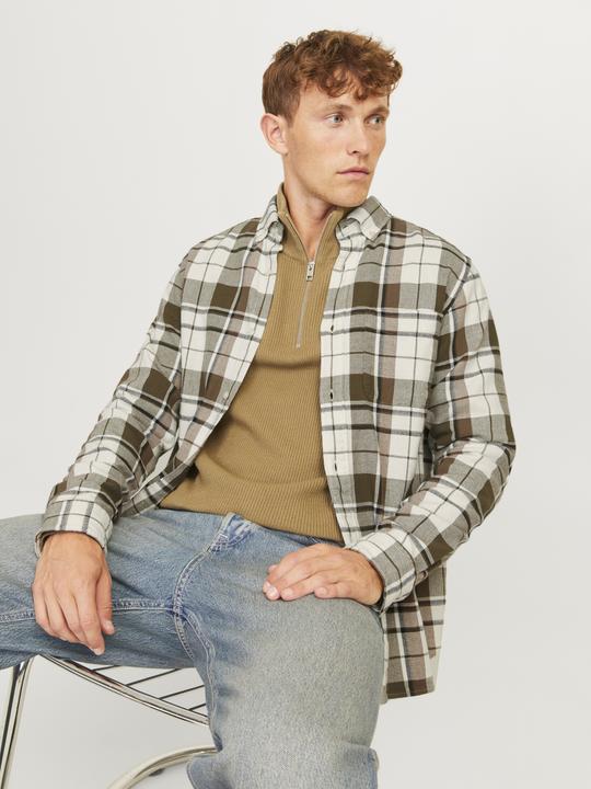 Actual product image Jack & Jones Jprblubrook Check Structure L/S Shirt Sn (S)