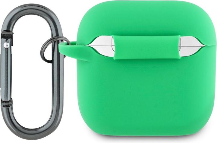 Actual product image Lacoste LCA4SLON AirPods 4 cover green Silicone Croc Logo