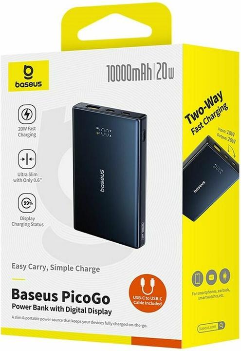 Image du produit Baseus PicoGo (10000 mAh, 20 W, 36 Wh)