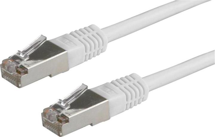 Actual product image RND Electronics Patch cord, RJ45 connector - RJ45 connector, Cat 6, S/FTP, 2m, Grey (S/FTP, CAT6, 0.16 m)