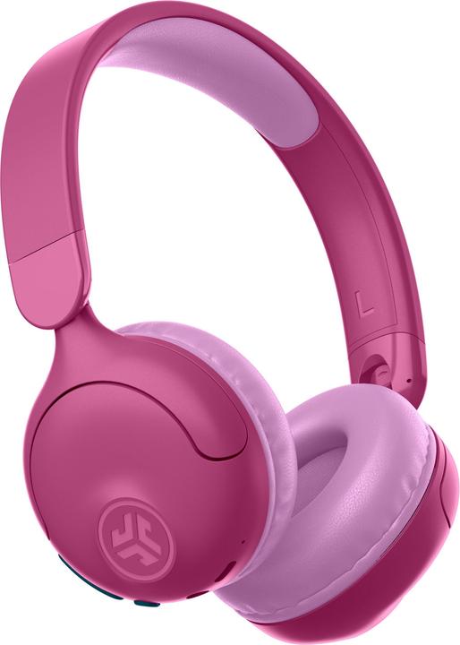 Actual product image JLab Audio JBuddies Pop Wireless On-Ear Pink