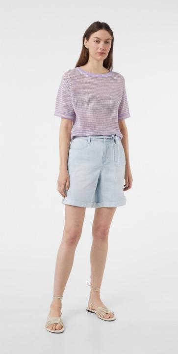 Produktbild Comma Jeans-Hose Jeans-Shorts mit Bindegürtel (36)