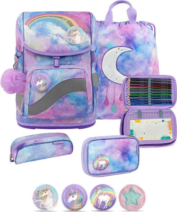 Produktbild Belmil Premium SMARTY Schulrucksack-Set Moonlight (20 l)
