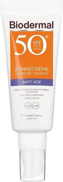 Actual product image Bioderma Biodermal Sunburn - Anti Age Sun Cream For The Face - Spf 50 - 40ml (Sun cream face, SPF 50, 40 ml)