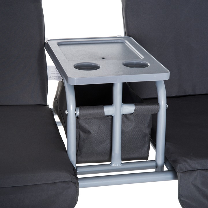 Immagine prodotto Outsunny Altalena da giardino con tetto apribile