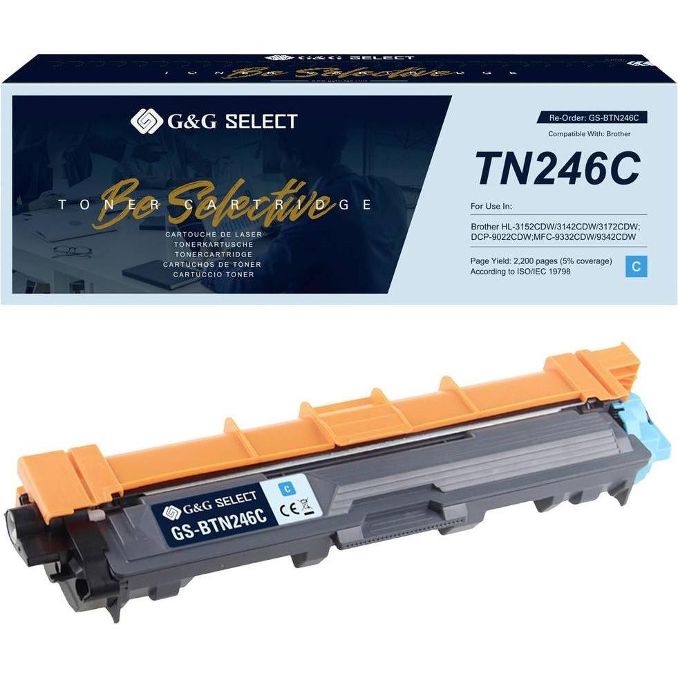 G&G, Toner, Toner ersetzt Brother TN-246C Kompatibel Cyan TN-246C GS-BTN246C