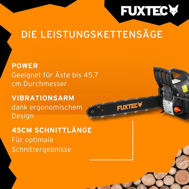 Actual product image Fuxtec Chainsaw FX-KS255 - Black Edition (FX-KS255) (Petrol chain saw)