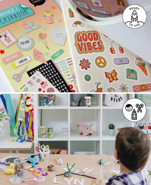 Immagine prodotto I Am Creative Planner Stickerbook I, 24 fogli