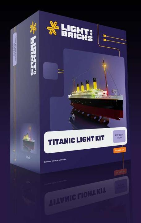 Image du produit Light my bricks LMB 2.0 Kit de lumière pour LEGO® 10294 Le Titanic